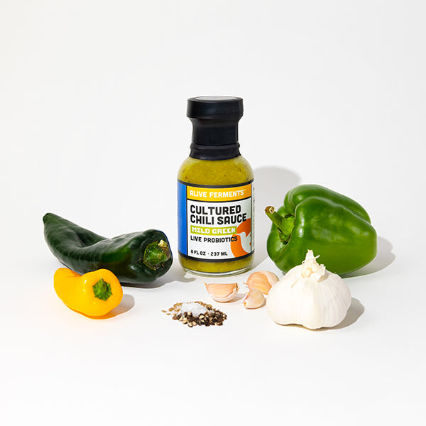 Probiotic Cultured Chili Sauce - Mild Green