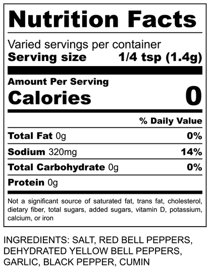 Fermented Seasoning Salt - Mild Red - FREE Shipping!