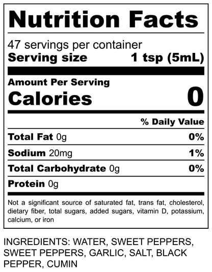 Probiotic Cultured Chili Sauce - Mild Red